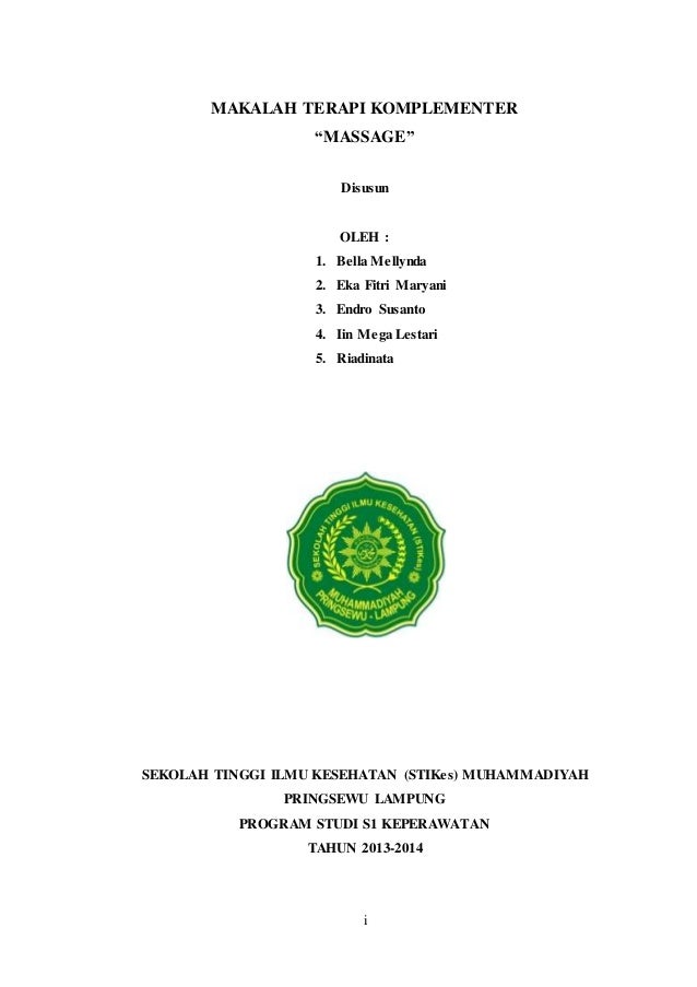 makalah terapi komplementer